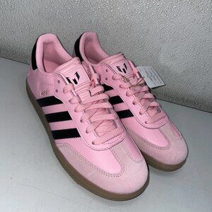 Adidas Samba Messi Indoor Soccer Shoes – Kids US 5 – Light Pink